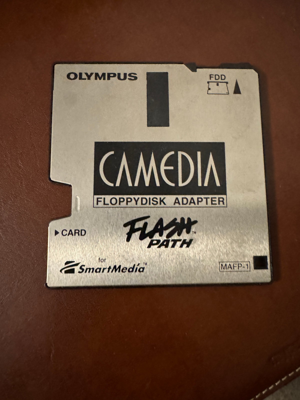 camedia olympus floppydisk adapter smart meda mafp-1 flash path works great nr