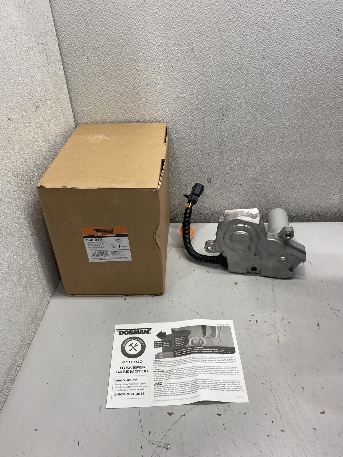 Dorman Transfer Case Motor 600-910