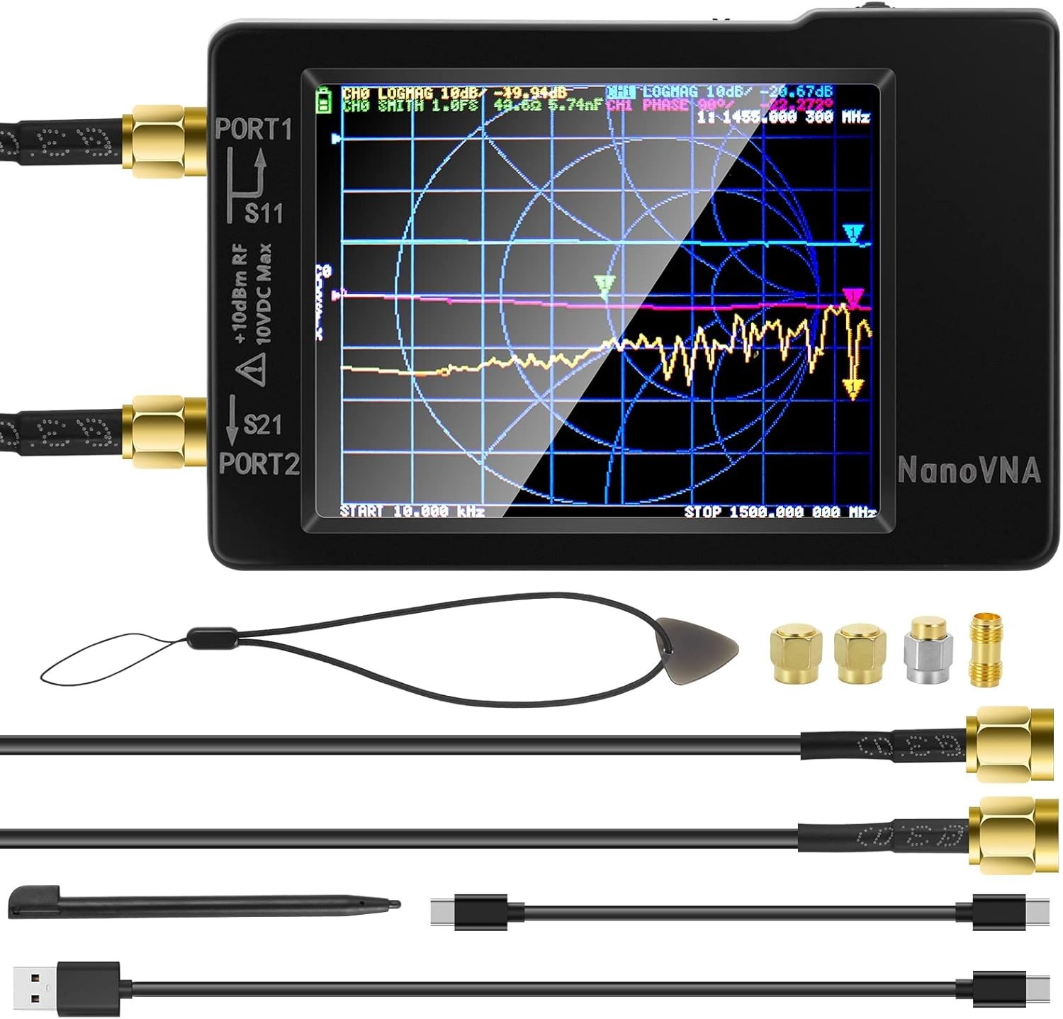 Upgraded V3.7 Antenna Analyzer - 1.5GHz