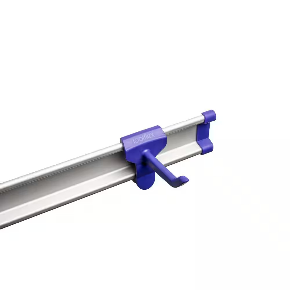 Purple Hooks for 21.5 In. or 37 In. Rail (3-Pack)