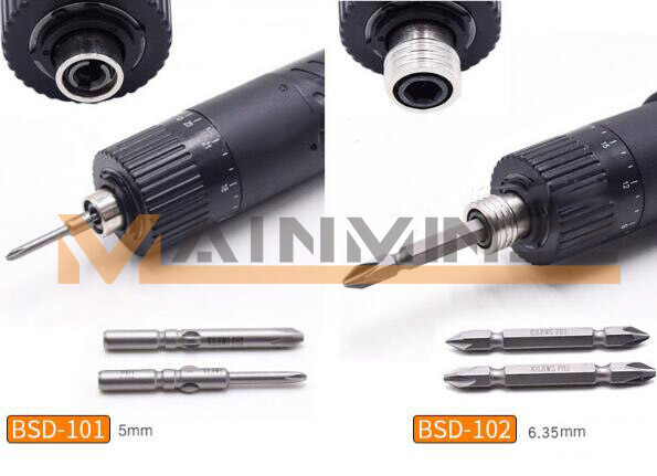 One New 220V Mini Adjustable Electric Screwdriver Sets BSD-102 BSD-101