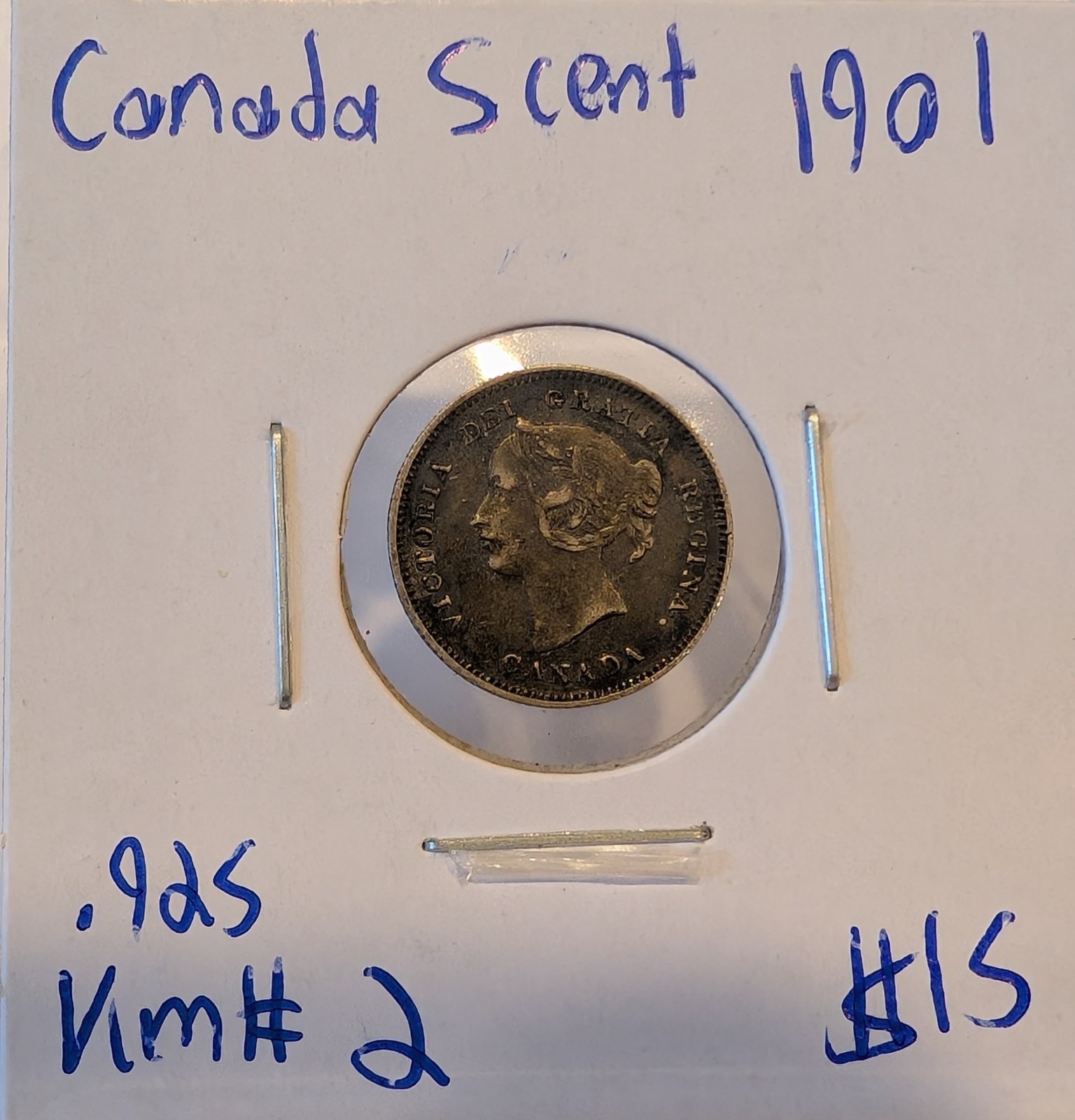 1901 Canada 5 Cent Km#2