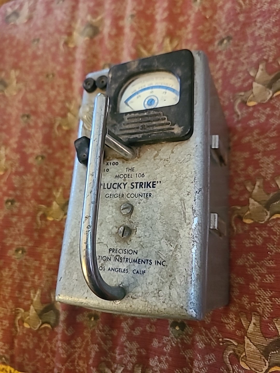 Precision Radiation Instruments Lucky Strike 106 Geiger Counter, AS IS