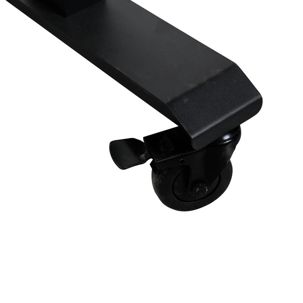 WorkPro 48-Inch Rolling Adjustable Workbench, Heavy-Duty Steel Frame, Rubber Woo