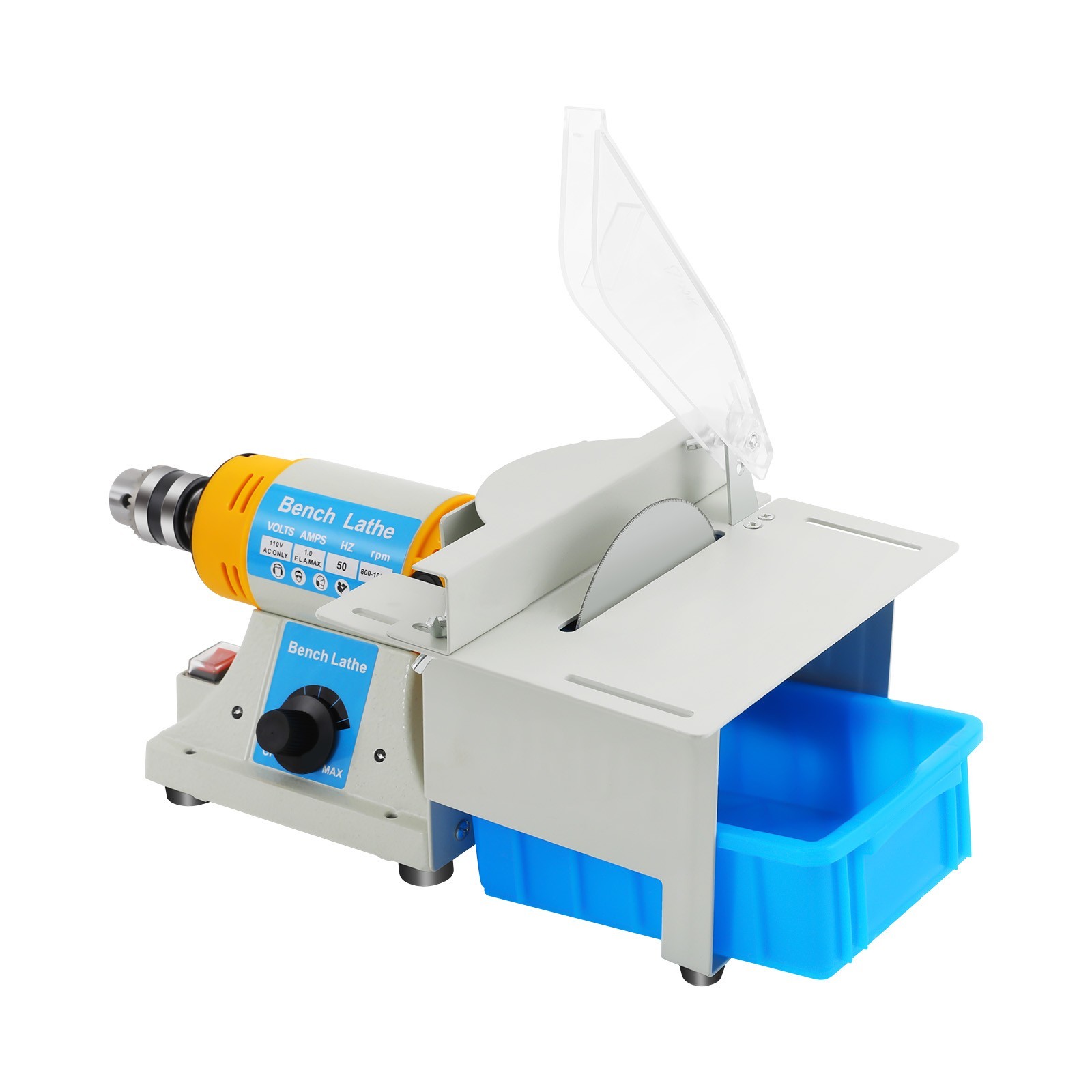 Mini Table Saw, 110V Multifunctional Electric Grinding Machine With Table Saw