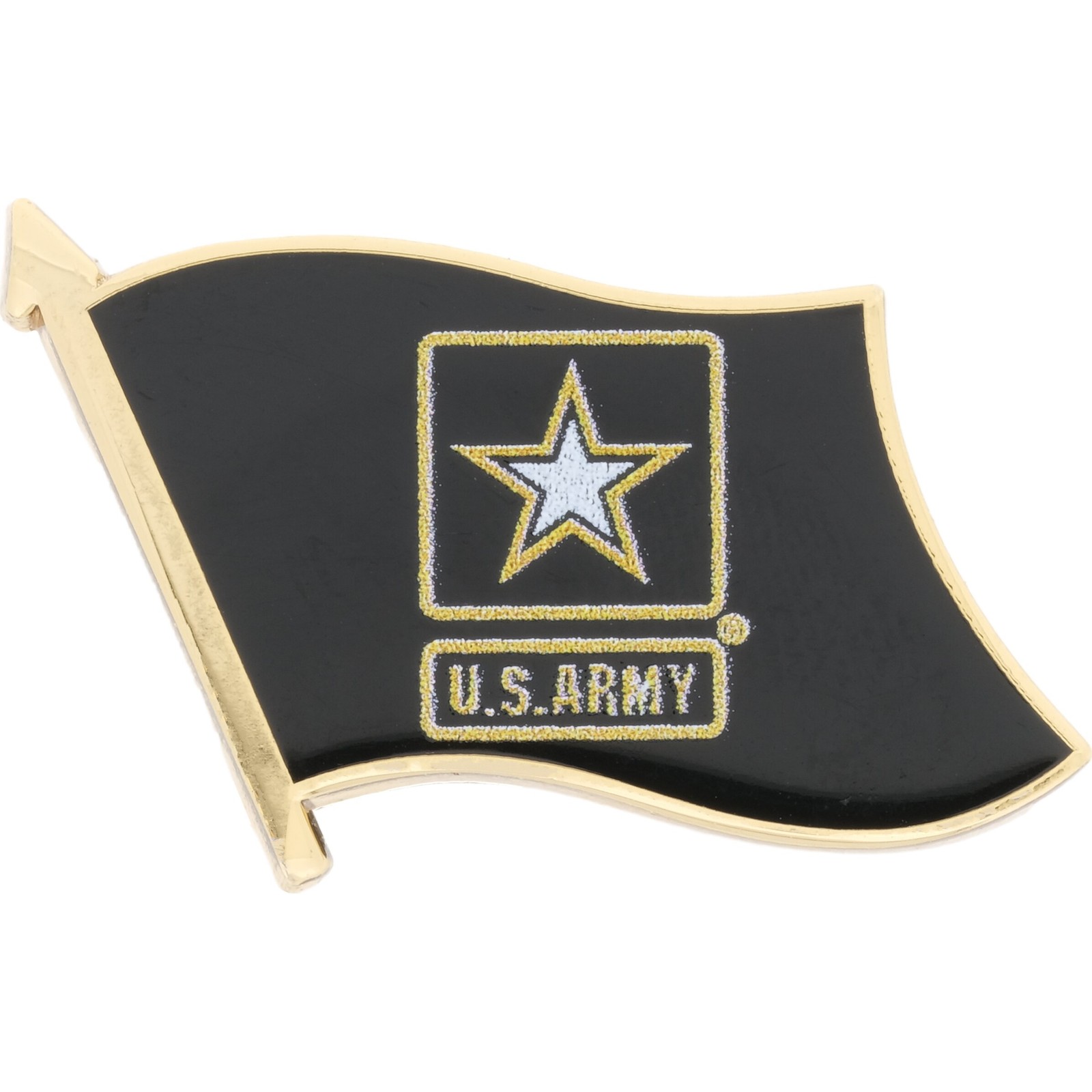 U.S Army Star Logo Flag Pin 1"