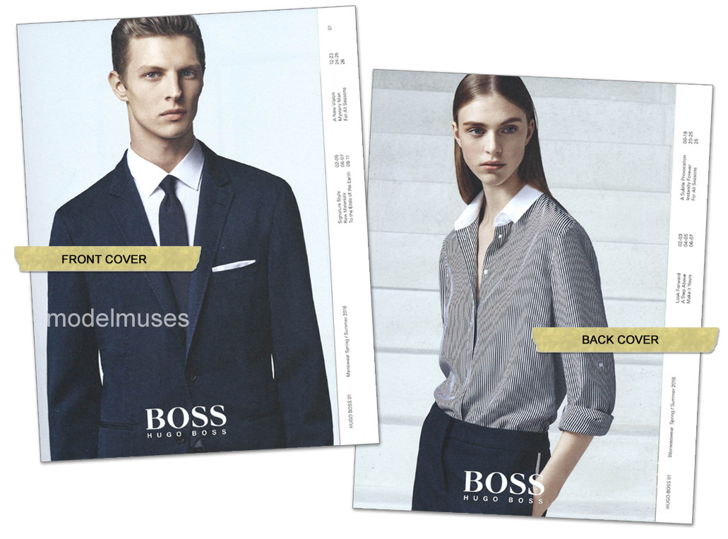 HUGO BOSS Menswear & Womenswear CATALOG Spring 2016 Tim Schuhmacher HEDVIG PALM