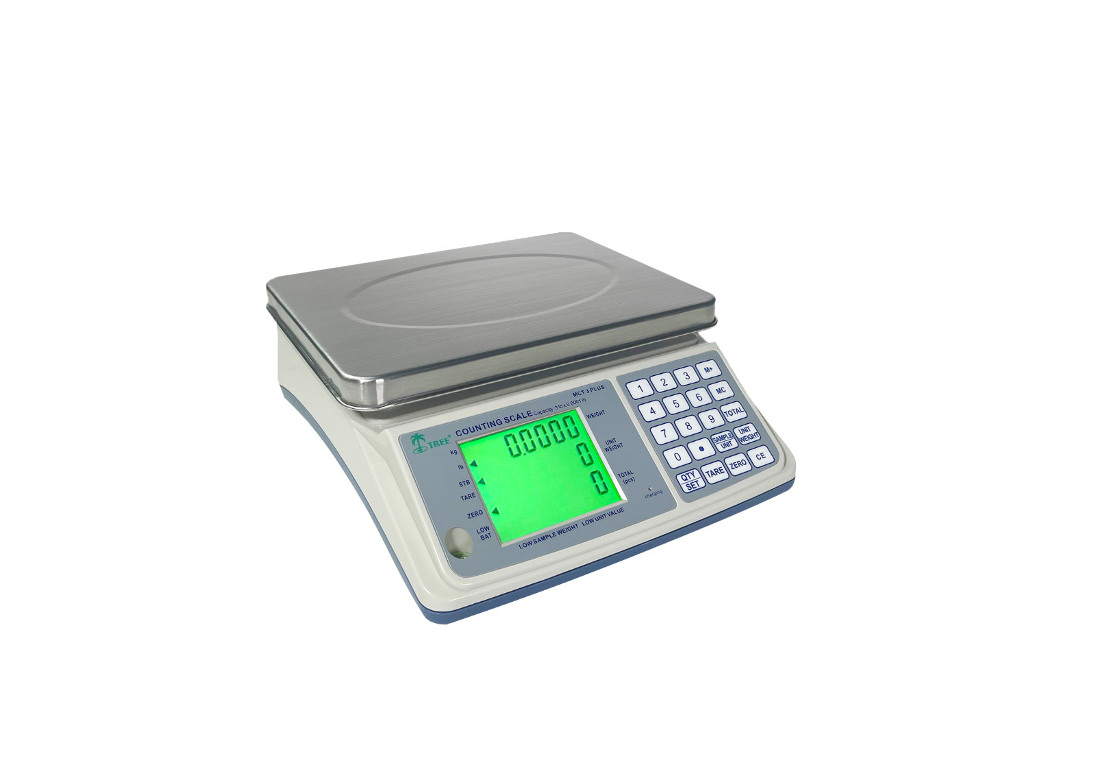 Tree MCT Plus 33 Counting Scale for Warehouse, Fast Stabilization 33lb x 0.001lb