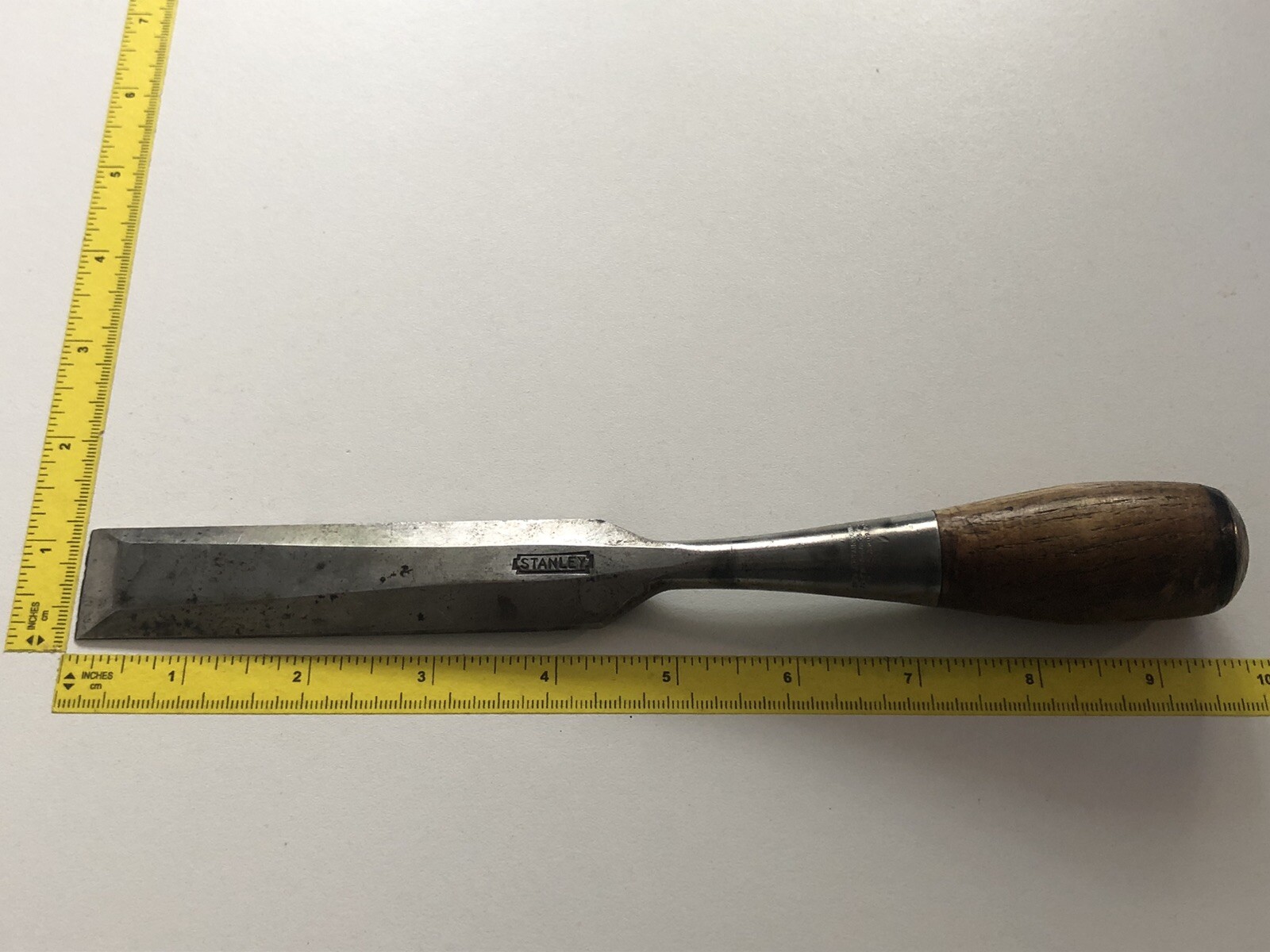 Stanley Everlasting Chisel Rare 1”Antique Vintage Cabinet Maker Carpenter Tool