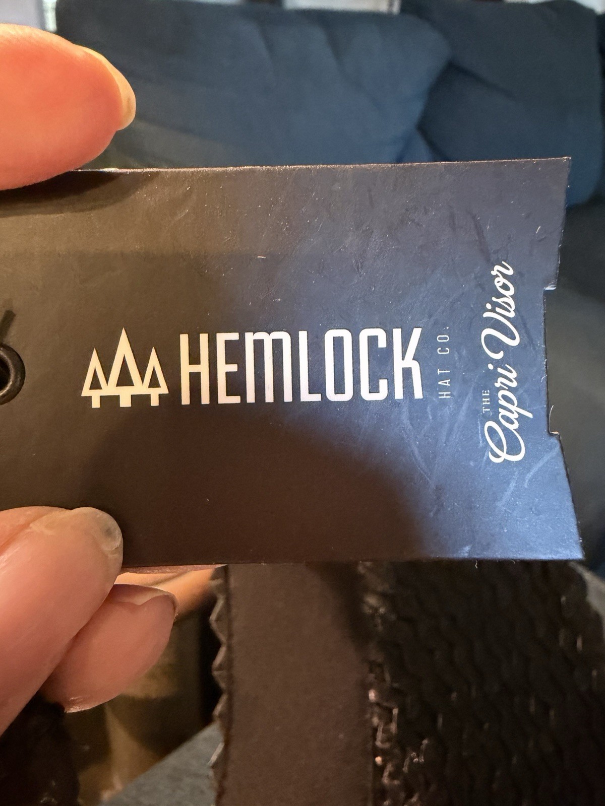 Hemlock Hat Co. Capri Visor Black Straw Adjustable Women's Outdoor Beach Hat