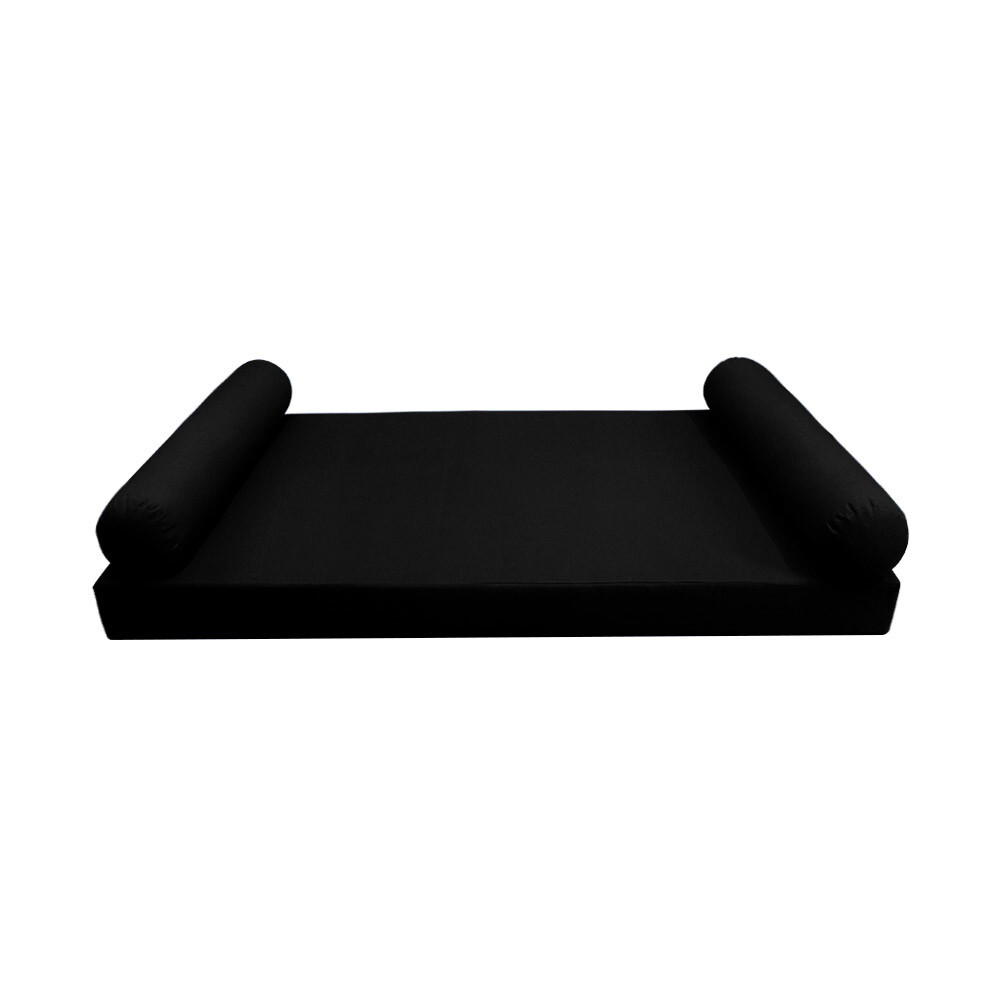 *COVER ONLY*-Style 5 Daybed Mattress Bolster Pillow Covers Knife Edge Twin-AD109