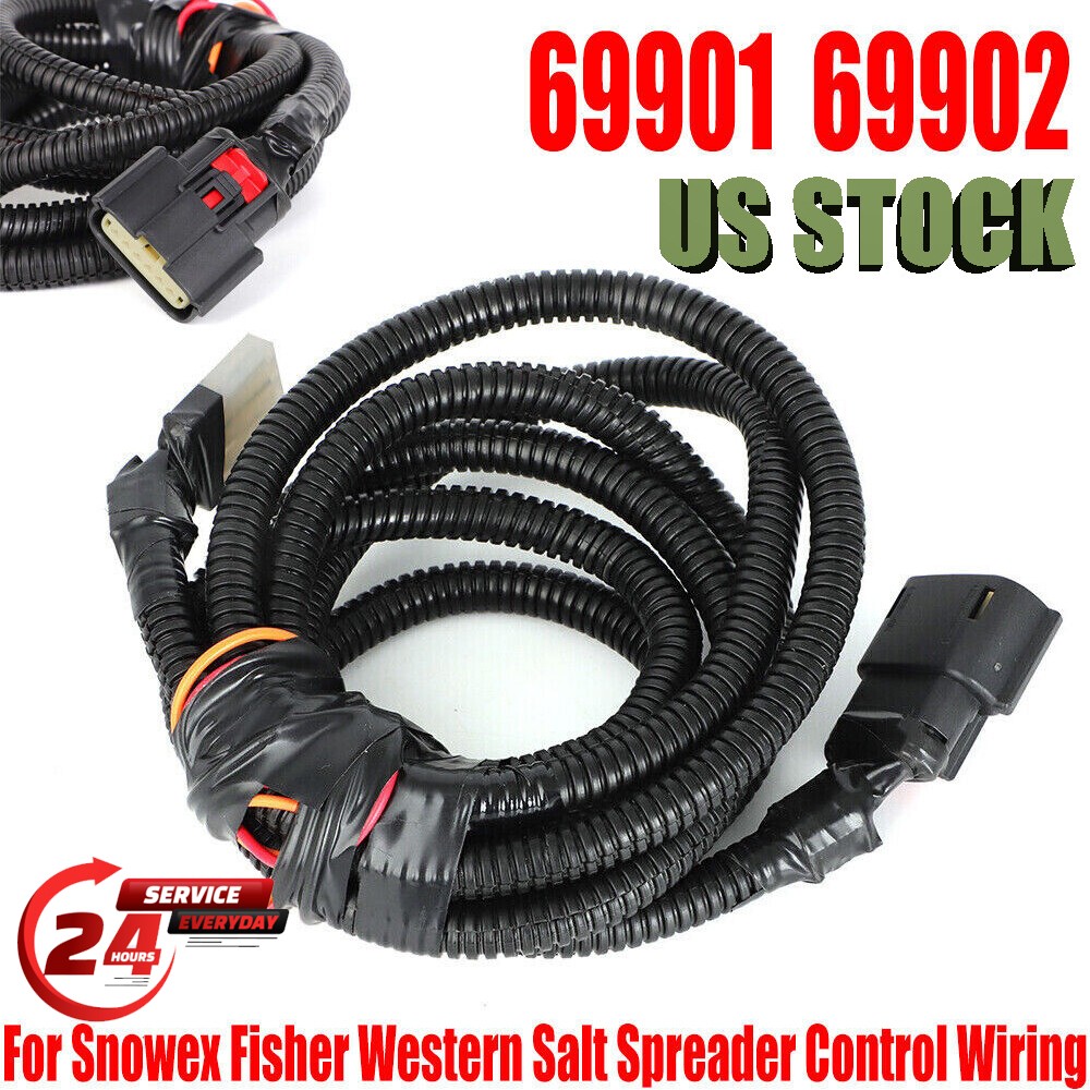 For Snowex Fisher Western Salt Spreader Control Control Wiring Harness # 69902