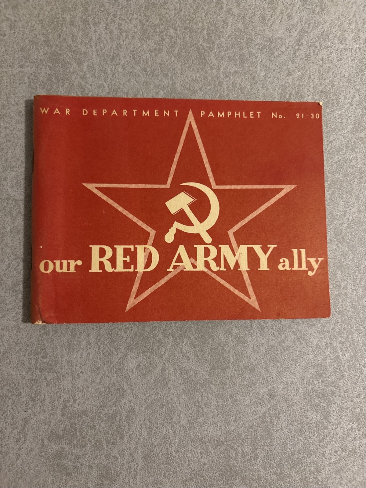 Our Red Army Ally 4”x6” Small Book