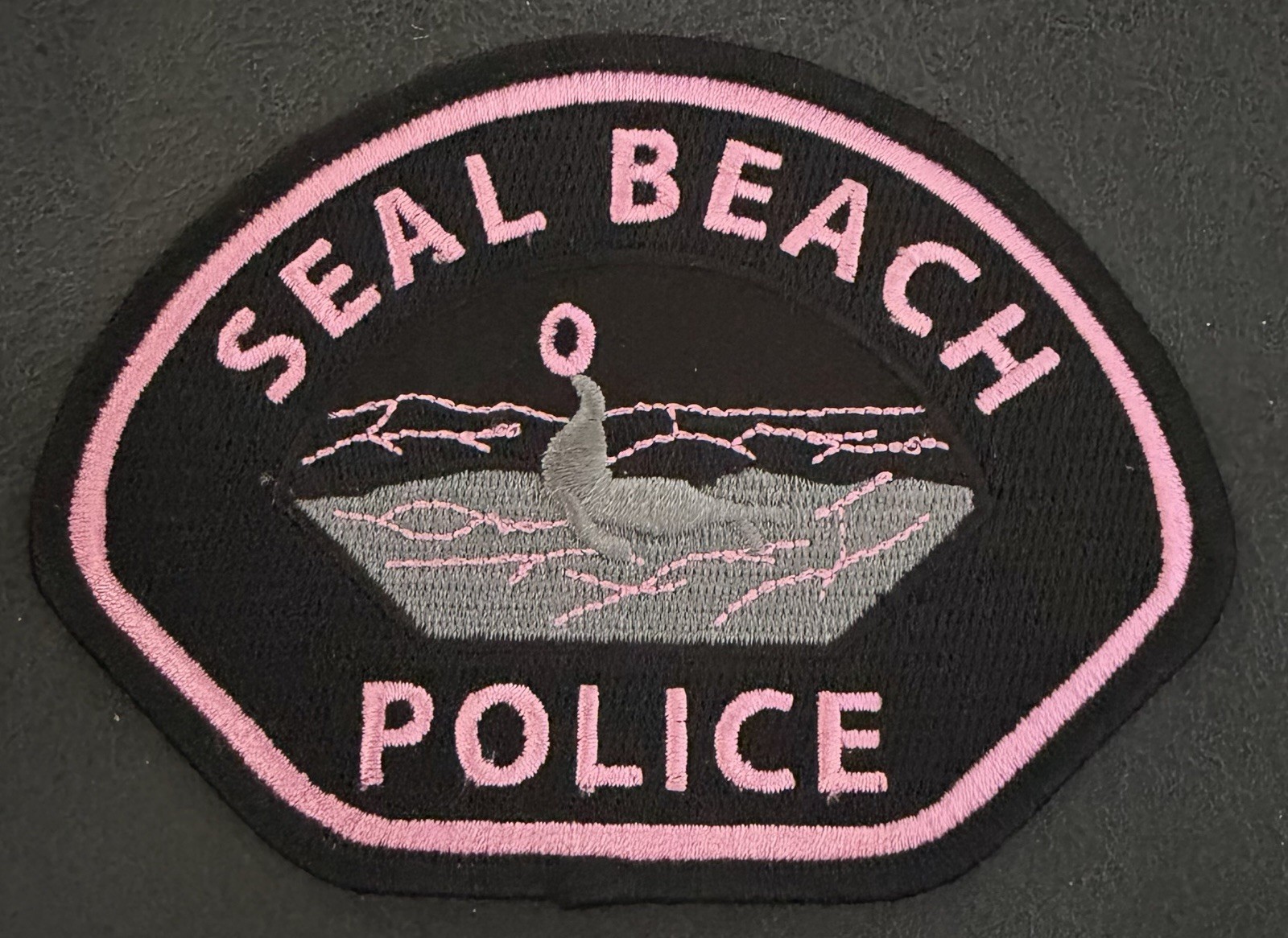 California Pink Patch. Seal Beach Police Dept.