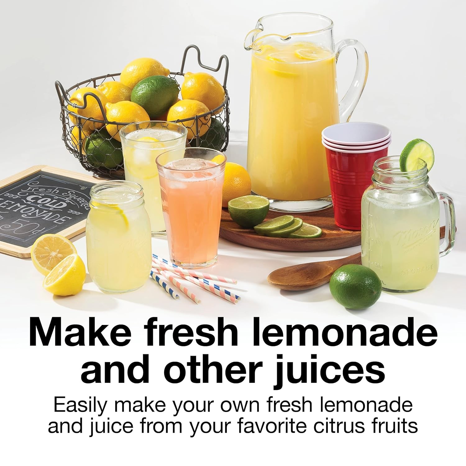 ELECTRIC COMPACT CITRUS JUICER MACHINE Fresh Fruit Extractor Squeezer Appliance