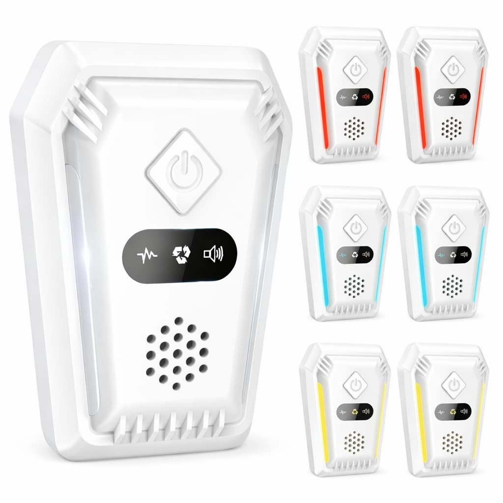 2026 Upgraded Indoor Plug Ultrasonic Mice Repellent: 3 Modes Home Ultra Repel...