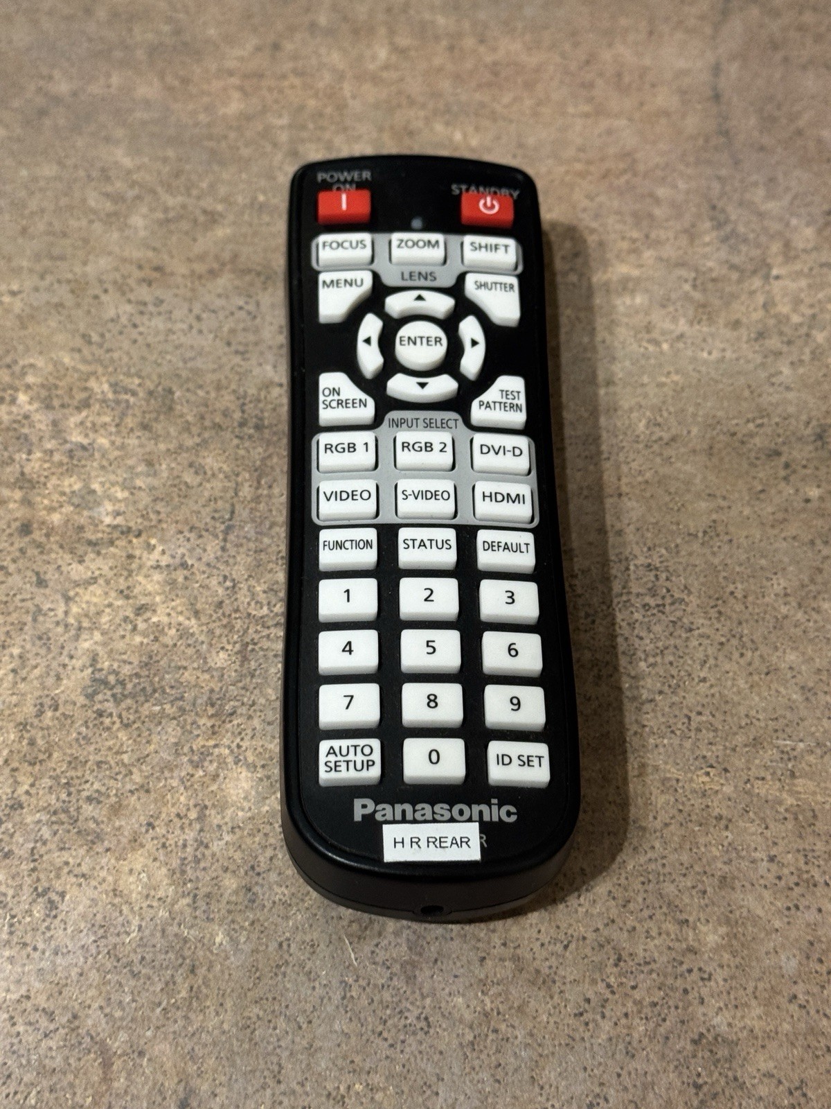 Panasonic Projector Remote N2QAYA000060 PTDX100E PTDZ870E  N2QAYA000081