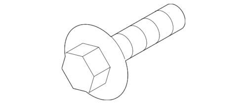 NEW OEM Ford Genuine Water Pump Assembly Screw -W500015-S437