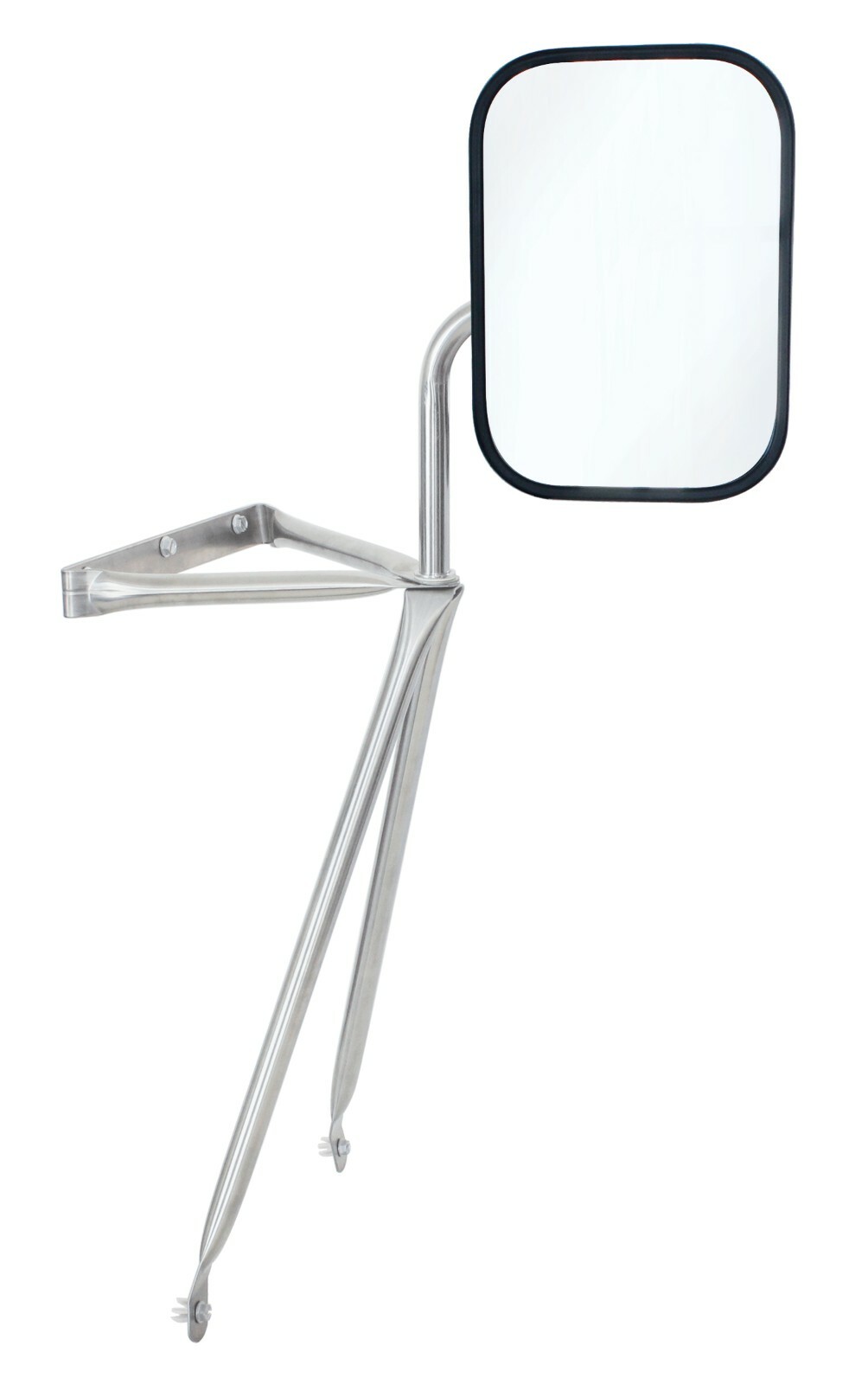 Extendable 15" Stainless Swing Away Mirror f/ Pickups, Vans, RVs, Campers