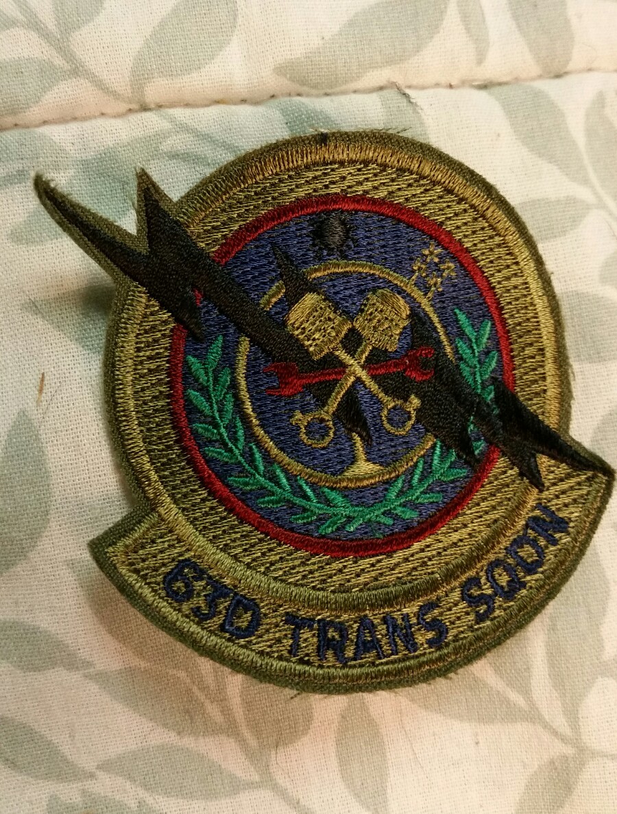 USAF 63rd TRANSPORTATION SQUADRON PATCH