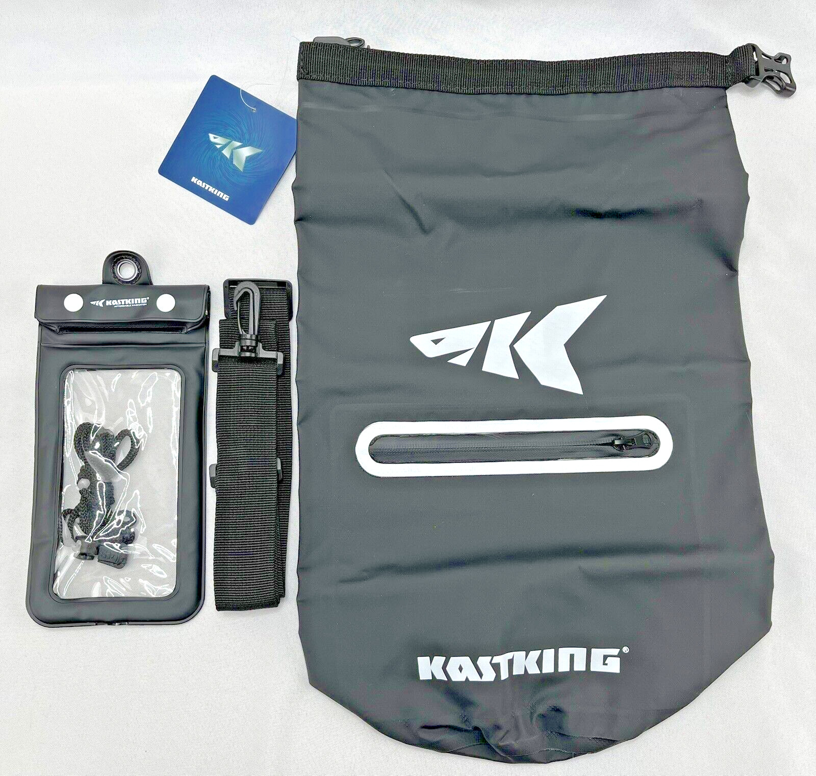 KastKing Cyclone Seal 10 lb Dry Bag -100% Waterproof- Phone Case - NEW