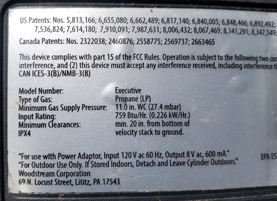 MM120033 Mosquito Magnet executive base metal lift hook