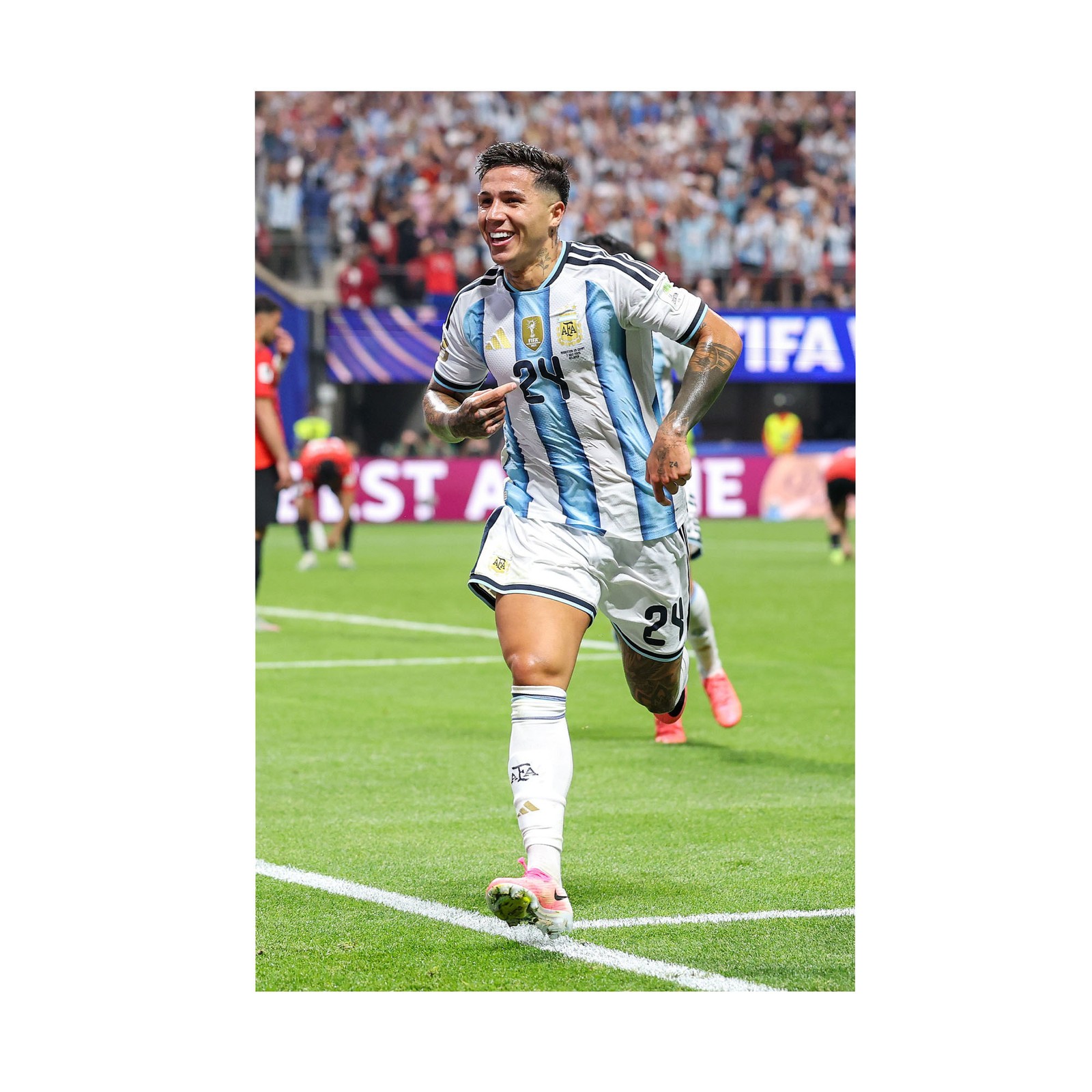Enzo Fernandez 24 Goal Inspired Argentina - Futbol 2026 Cup - POSTER 20"x30"