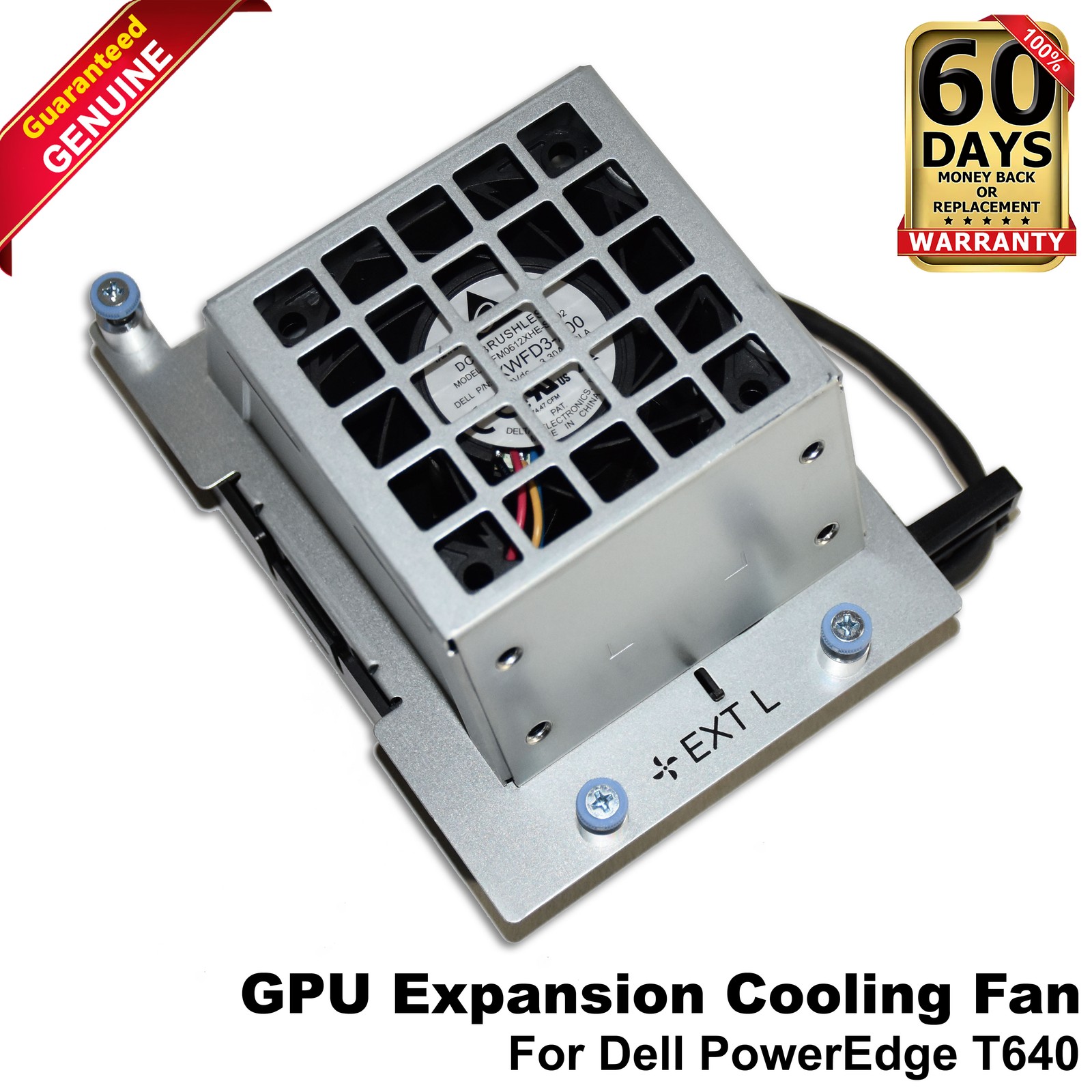 Dell PowerEdge T640 GPU Left Cooling Fan 12V 5-Pin Hot-Plug Module 8DF31