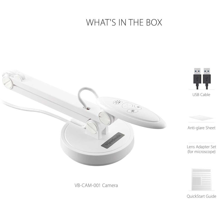 ViewSonic VB-VIS-002 8MP Plug-and-Play USB Document Camera