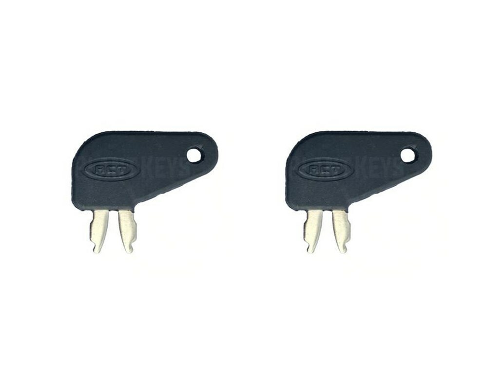 2pc Key For CAT Caterpillar Heavy Equipment Master Disconnect Key #8398 8H-5306