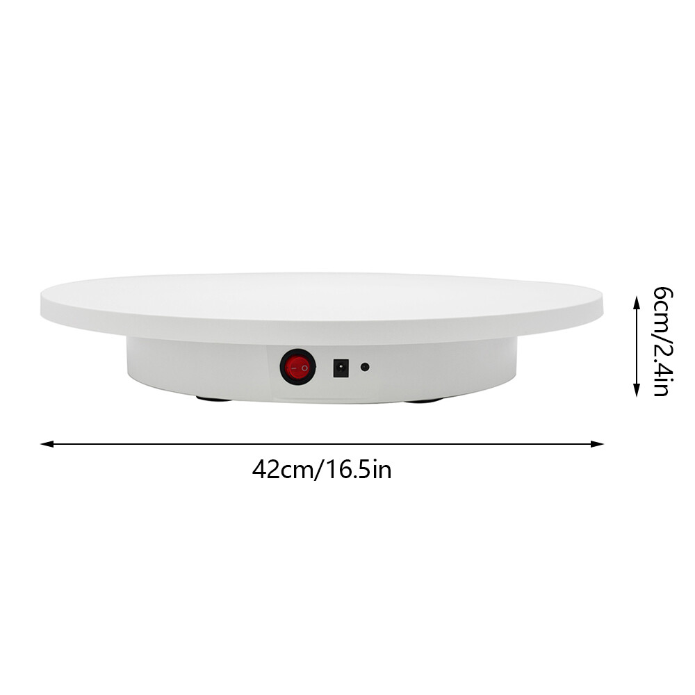 40cm Remote Control Two-Way Electric Turntable 360° Display Stand Base Rotating
