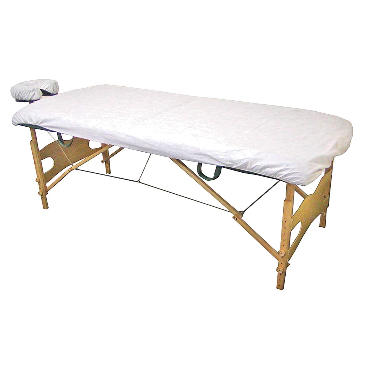 Bulk 100 Disposable Fitted Massage Table Sheets - Hypoallergenic Spa Covers
