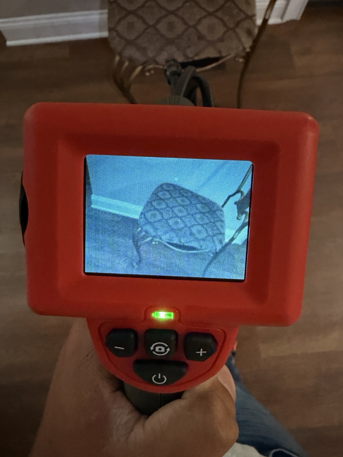 RIDGID micro CA-25 Digital Inspection Camera Kit, LCD, LED Lights, Case
