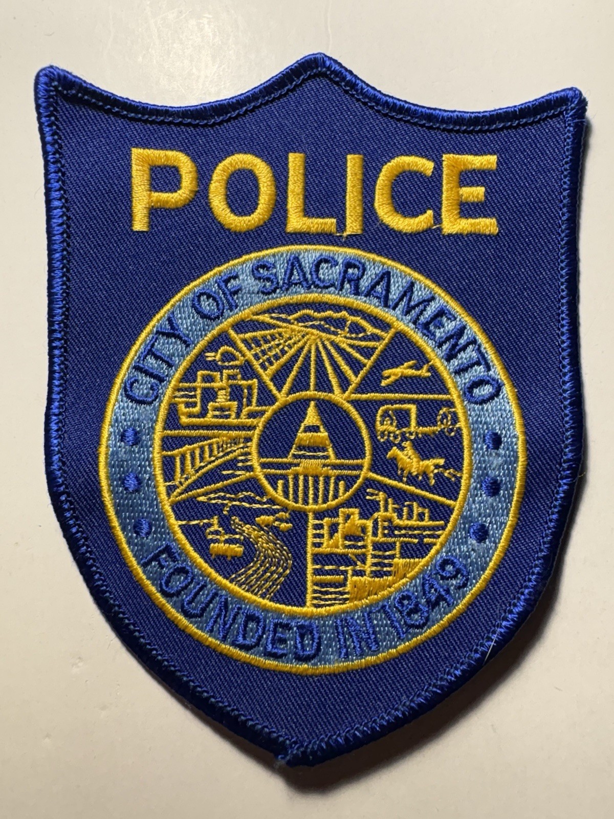 Sacramento California Police Patch