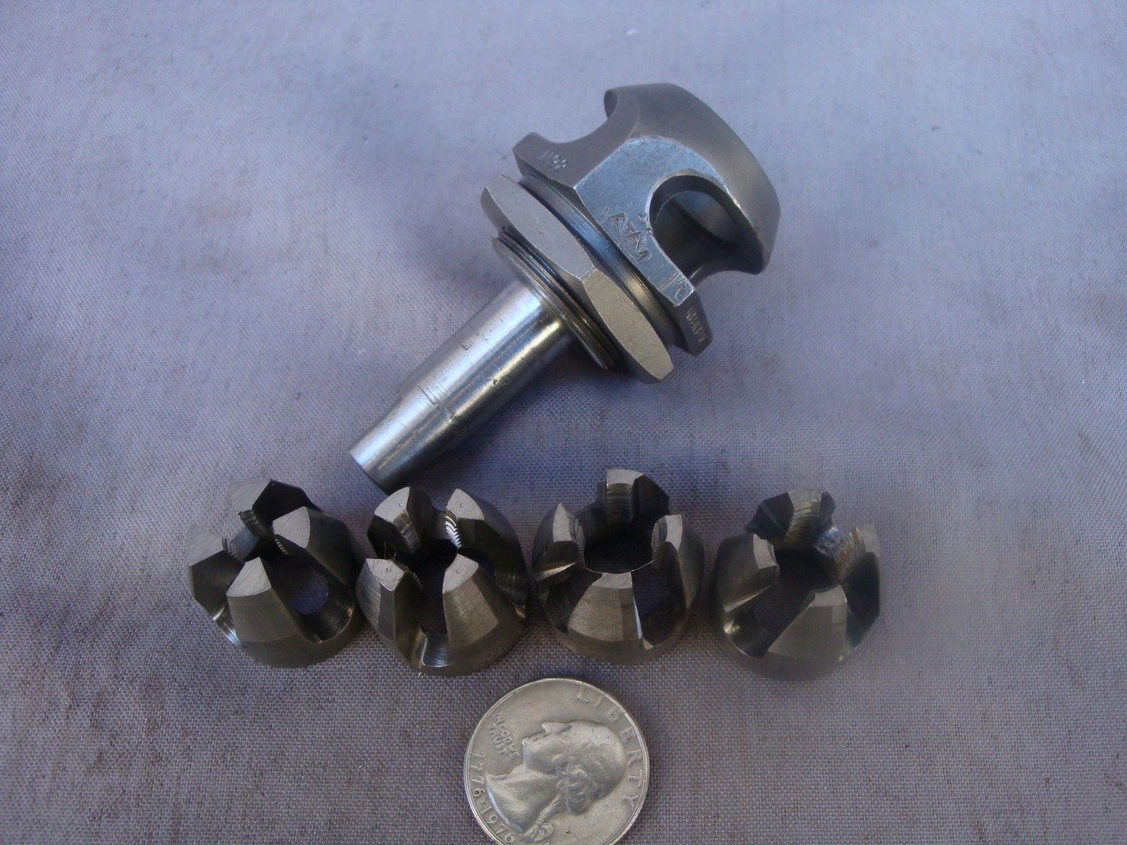 Greenfield GTD No.2 Acorn Die Holder and 4 Dies