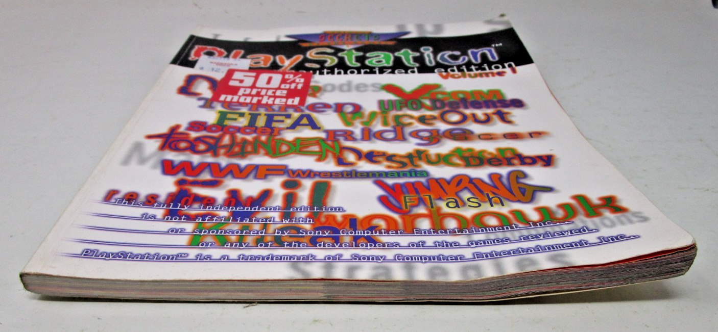 PlayStation Game Secrets The Unauthorized Edition Volume 1 Prima Vintage PB 1996