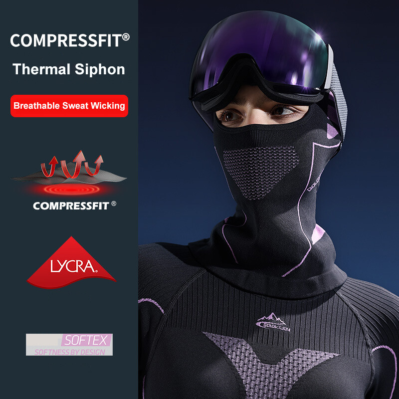 Motorcycle Balaclava Hood Windproof Thermal Face Mask Neck Tube Helmet Liner Hat