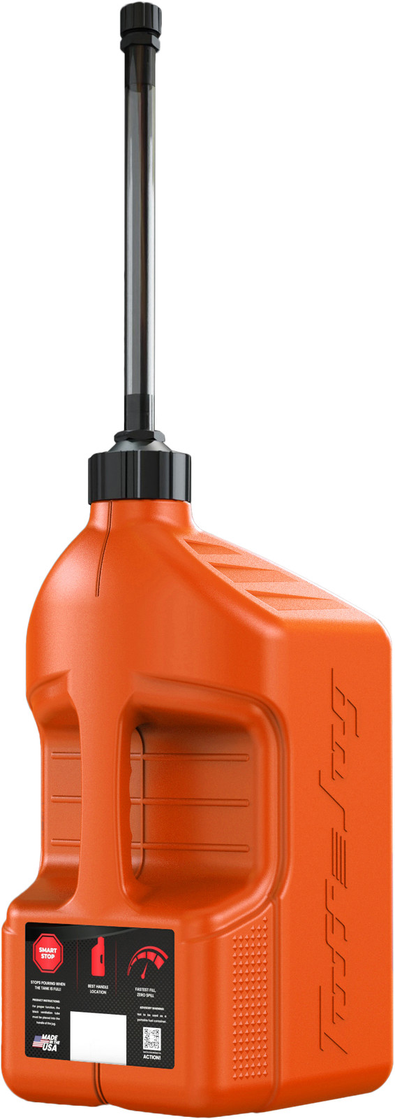 TUFF JUG UTILITY CONTAINER ORANGE W/ AUTOSTOP SPOUT 5 GAL OUASVS20