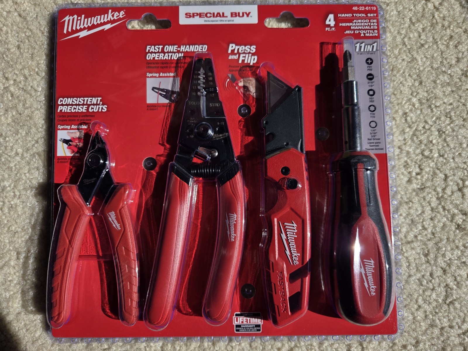 Milwaukee Electrician's Hand Tool Kit (4-Piece)