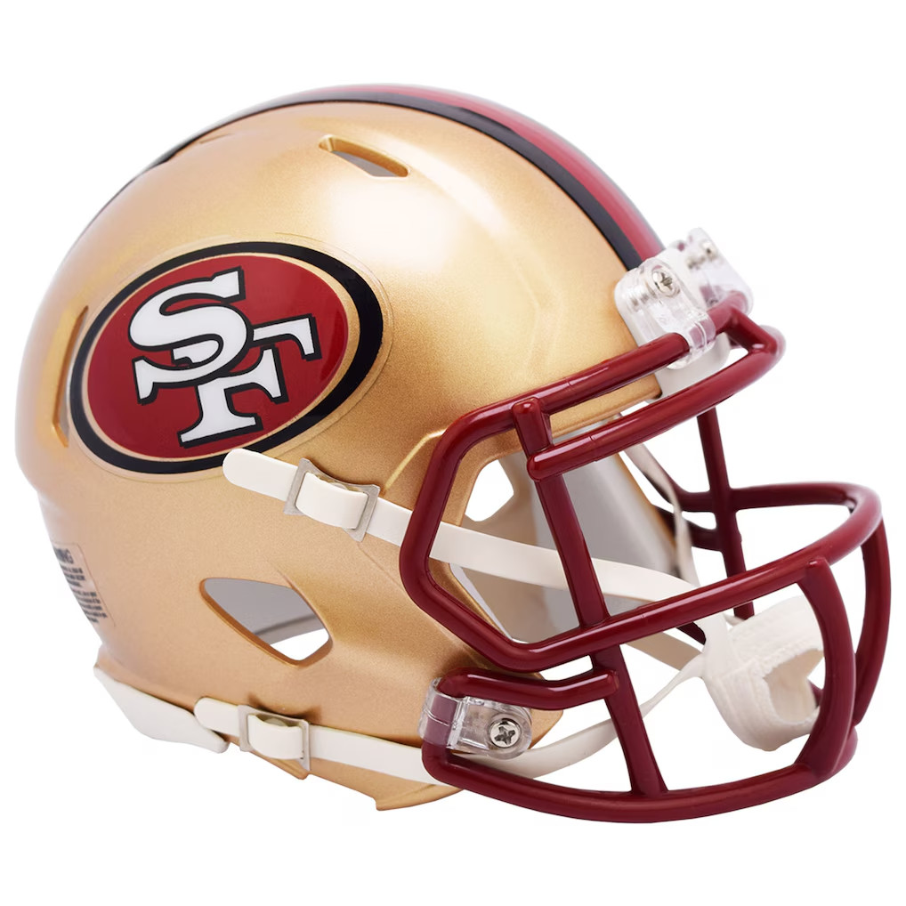 [BIG SALE] 49ers Throwback 1996-2008 Speed Mini Helmet Football