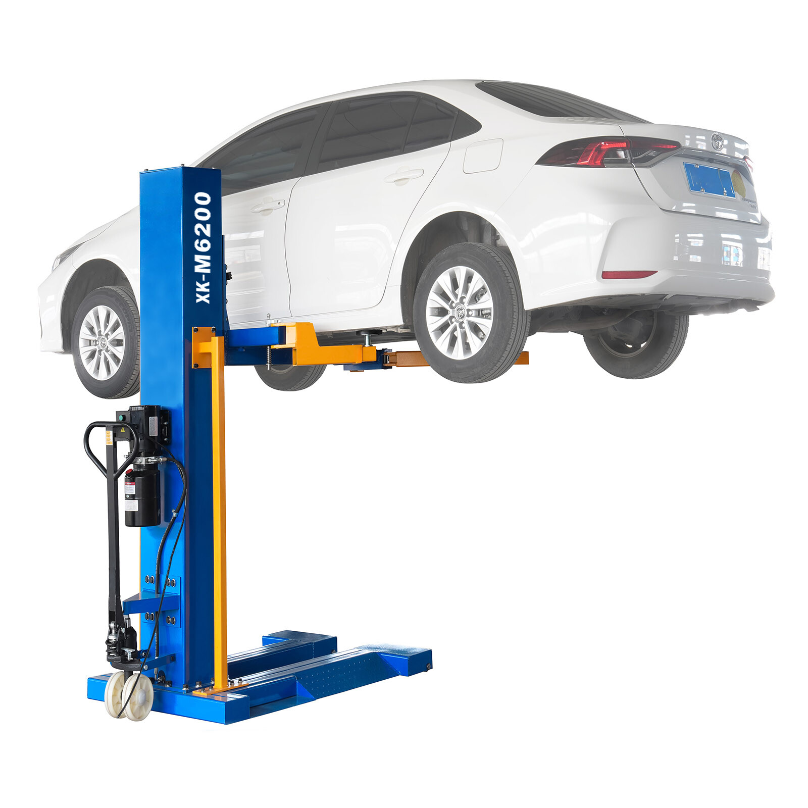 XK M6200 Single Post Lift Car Lifts 220V Unlock Mobile Repair Tool Manually