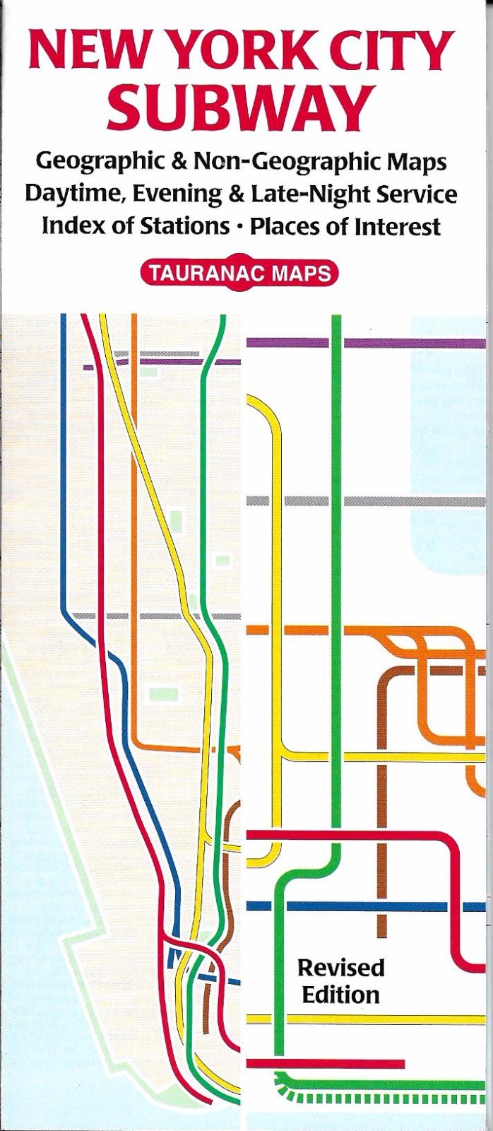 New York City Subway Map, by Tauranac Maps