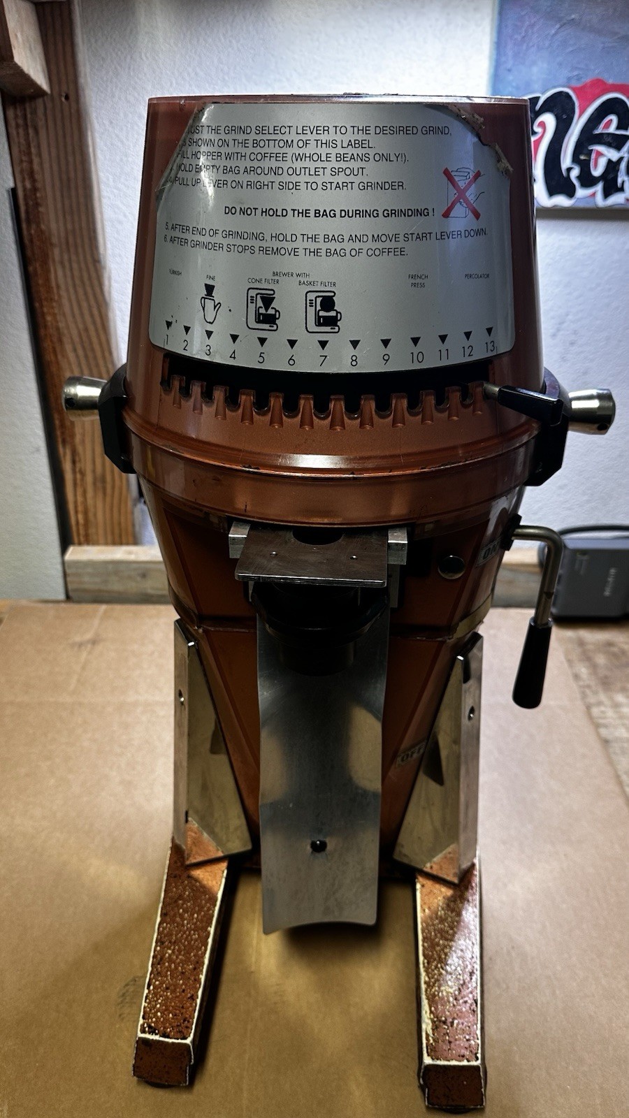 Stawert VTA6S1T Commercial Coffee Grinder – German-Built, 400 V/3‑Phase