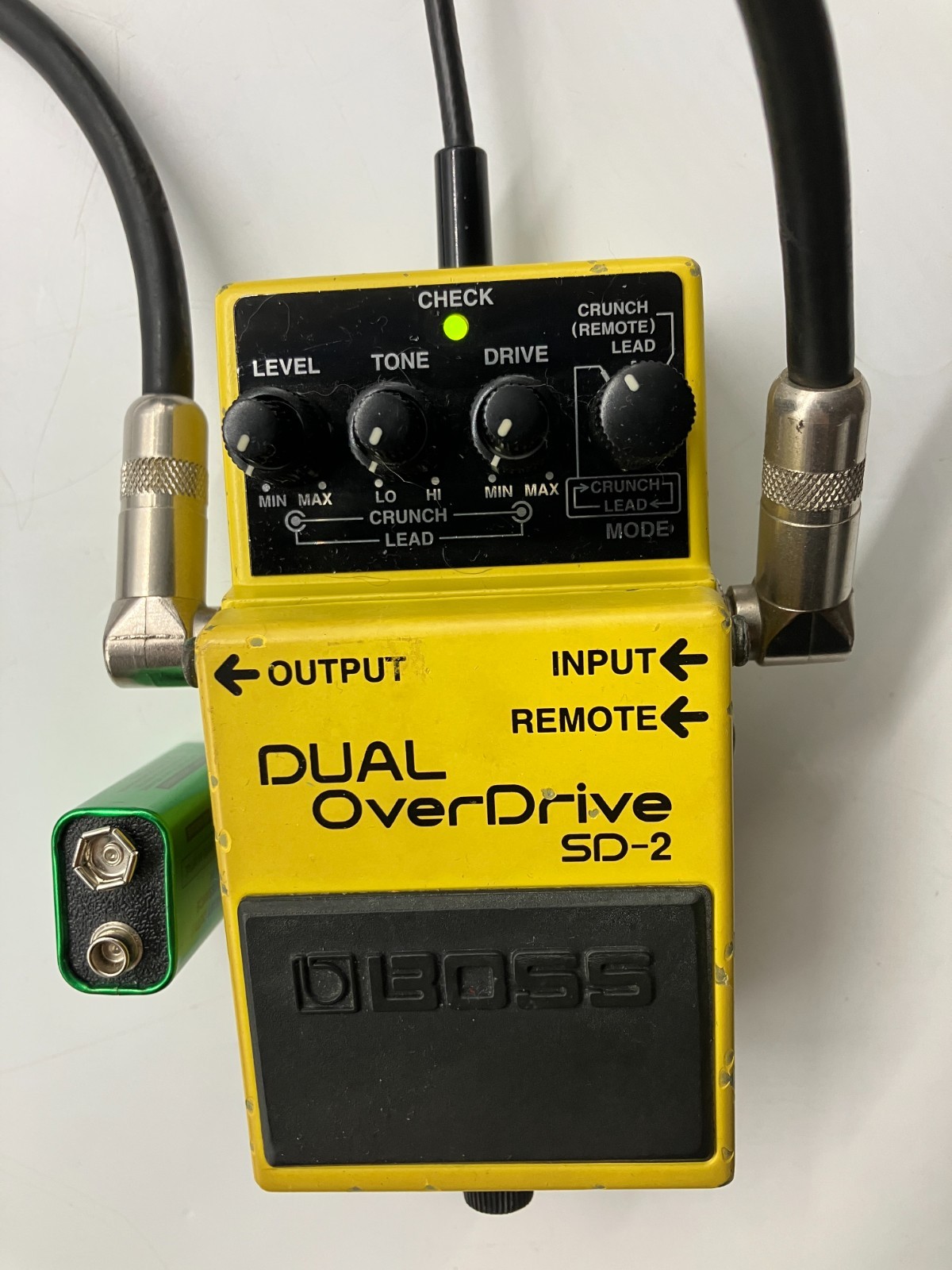 Boss SD-2 DUAL Over Drive 1994 Working BF83147