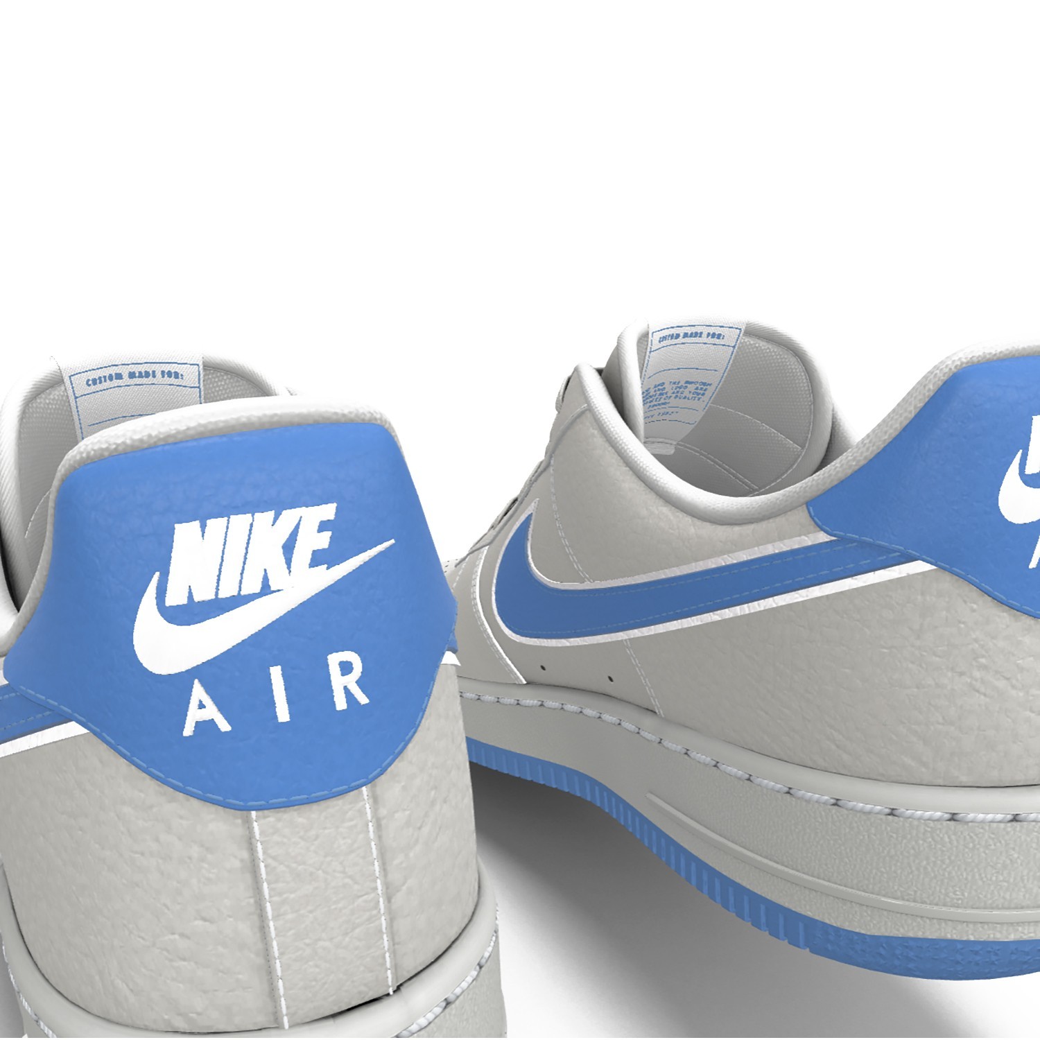 $195 NIB NEW Mens Nike Air Force 1 Low Photon Dust Custom Leather Shoes