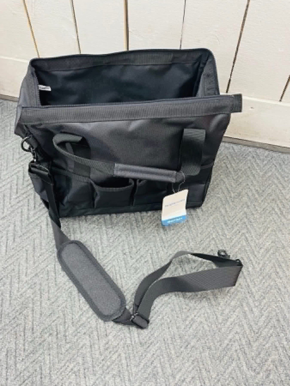 New Brightroom Heavy Duty Tool Bag Removable Carry Strap Black Utility Storage