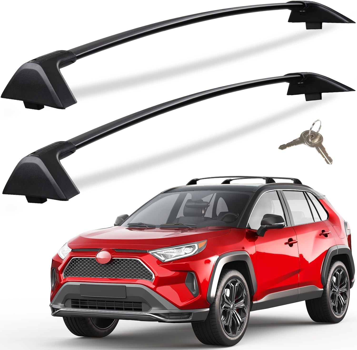 Lockable 260lbs Roof Racks Cross Bars Fit for Toyota RAV4 2019-2025 Accessories