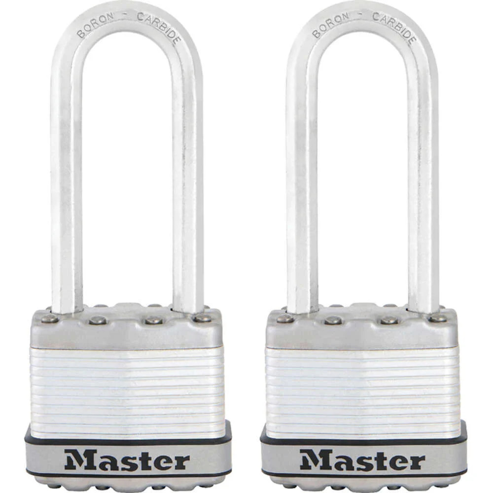 Master Lock Padlock 11/16 X 1 3/4In Dual Ball Bearing Locking
