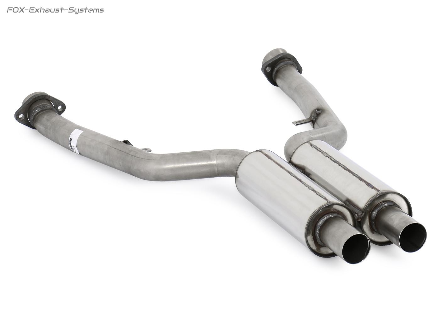 FOX Sport Front Exhaust Silencer Vorschalldämpfer BMW 6er E63 E64 645i 650i