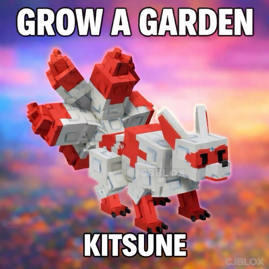 Red Kitsune | Grow A Garden🪴 | ‼️Cheapest & Fastest‼️